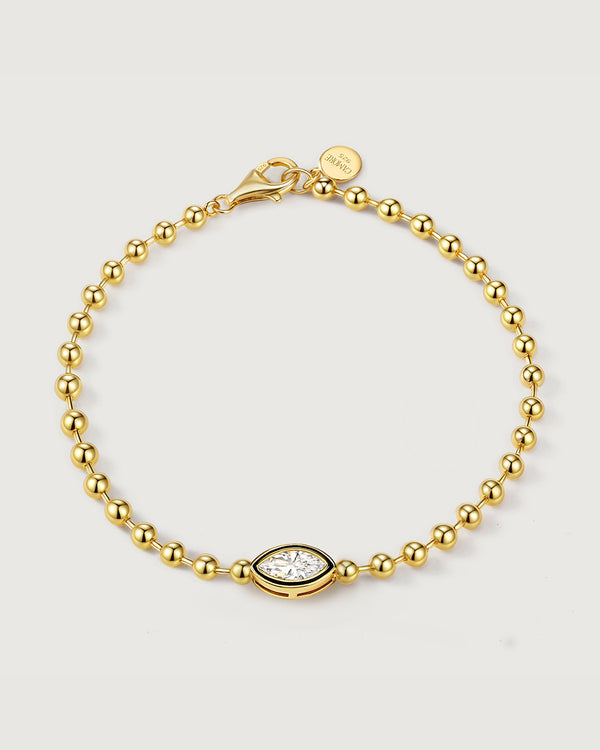 product shot of the marquise beaded bracelet by Camóre