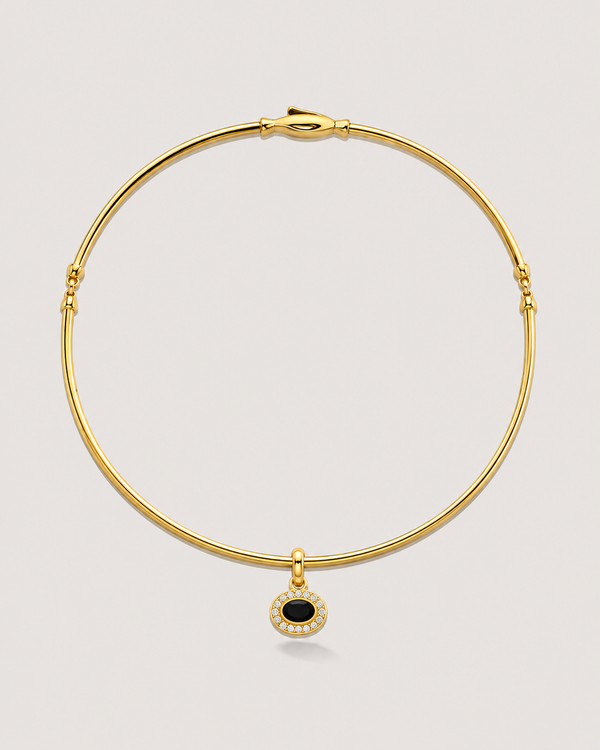 Onyx Halo Choker