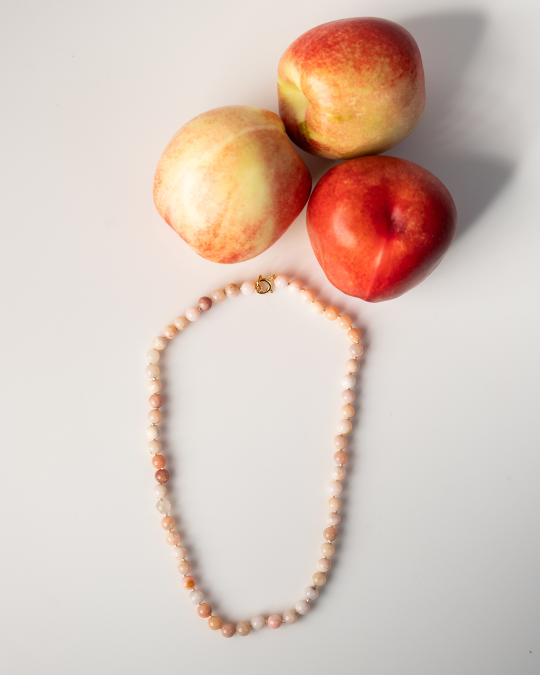 Dewdrop Necklace in Apricot