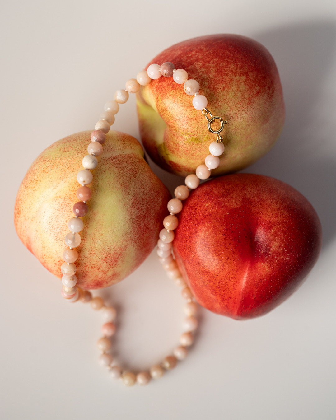Dewdrop Necklace in Apricot
