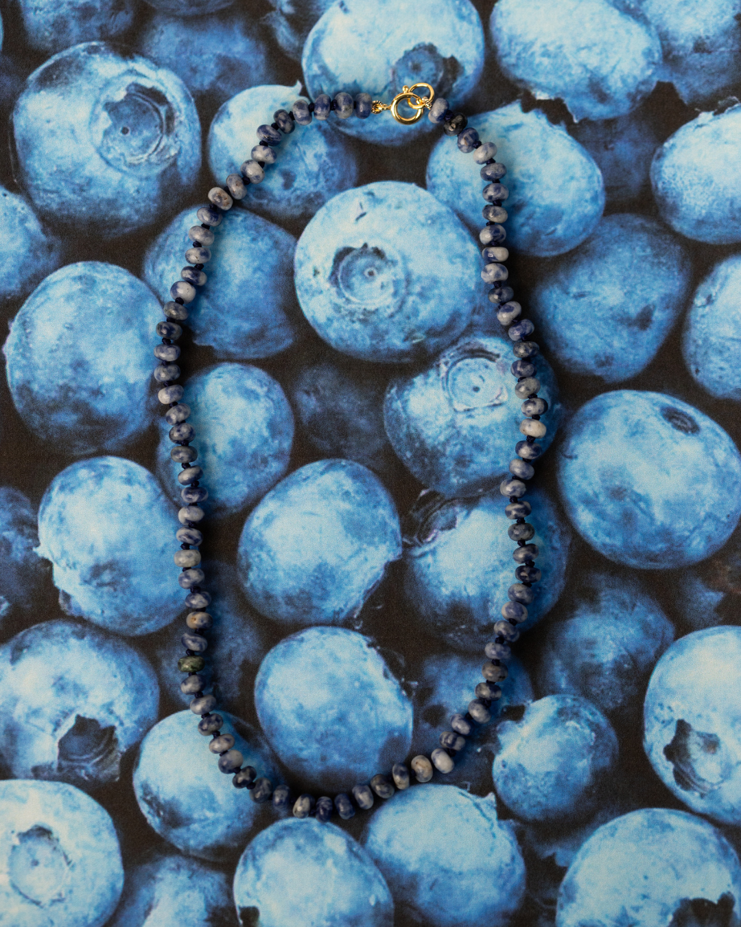 Dewdrop Necklace in Blueberry