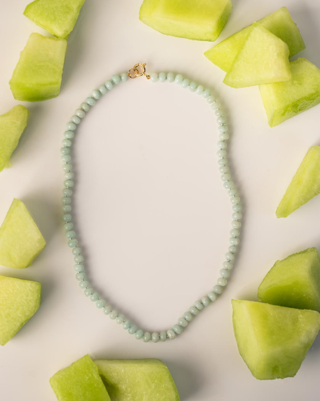 Dewdrop Necklace in Honeydew