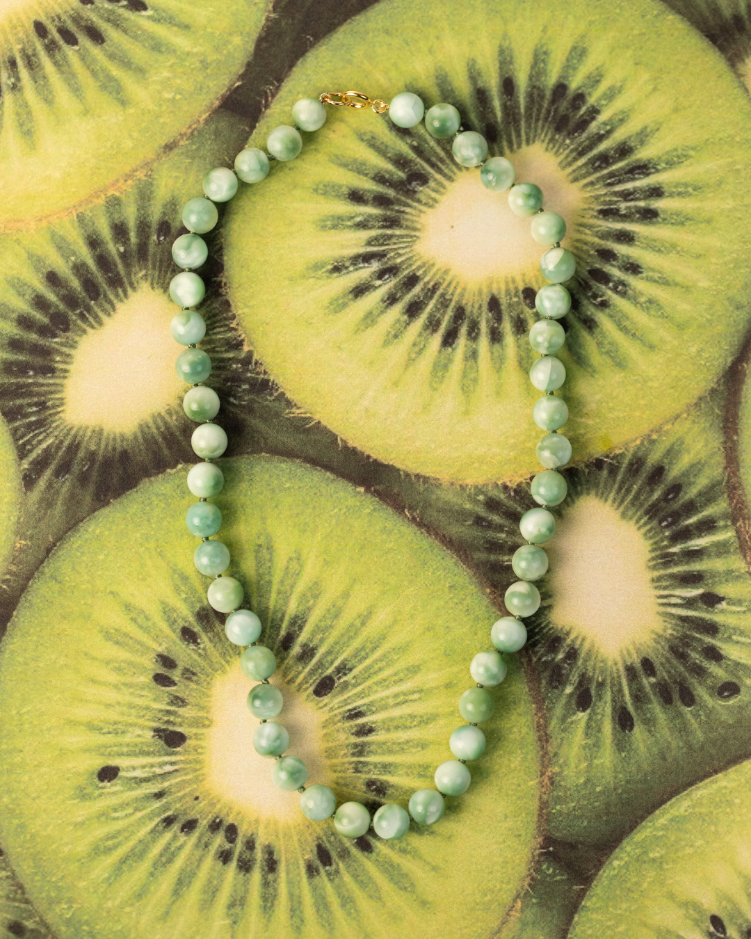 Dewdrop Necklace in Kiwi