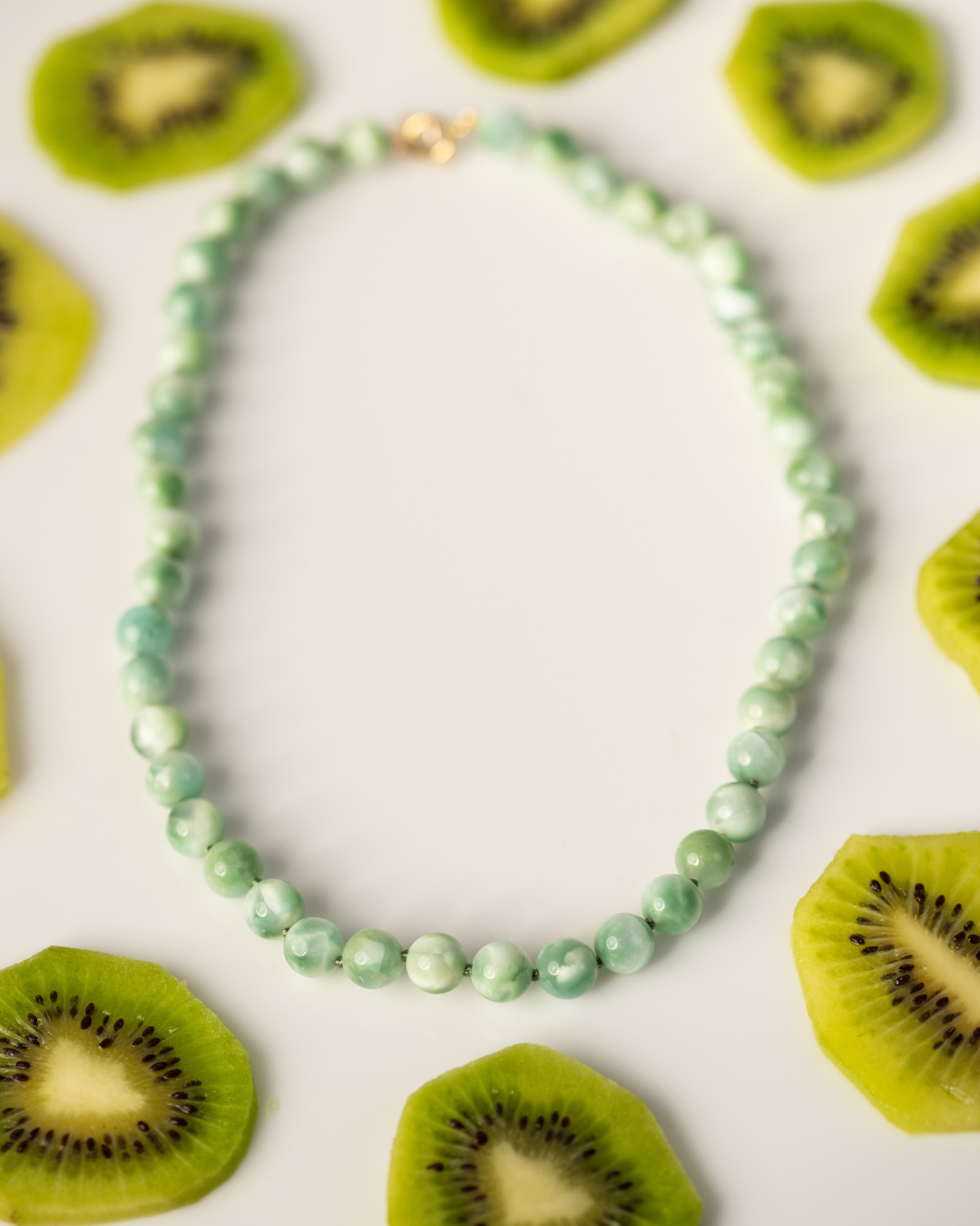 Dewdrop Necklace in Kiwi