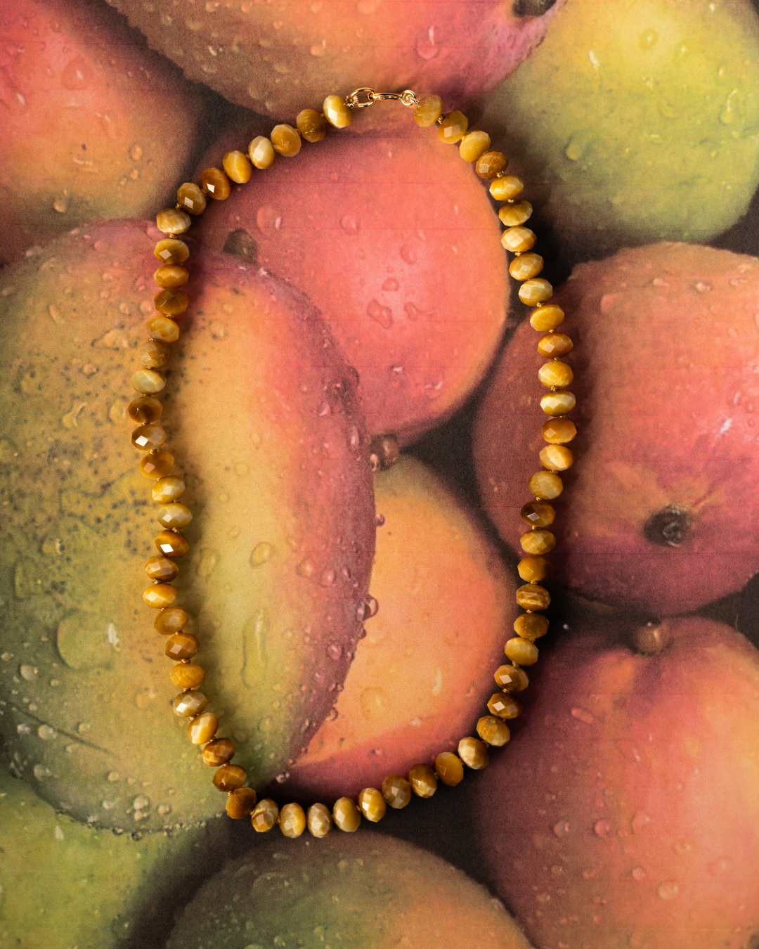 Dewdrop Necklace in Mango
