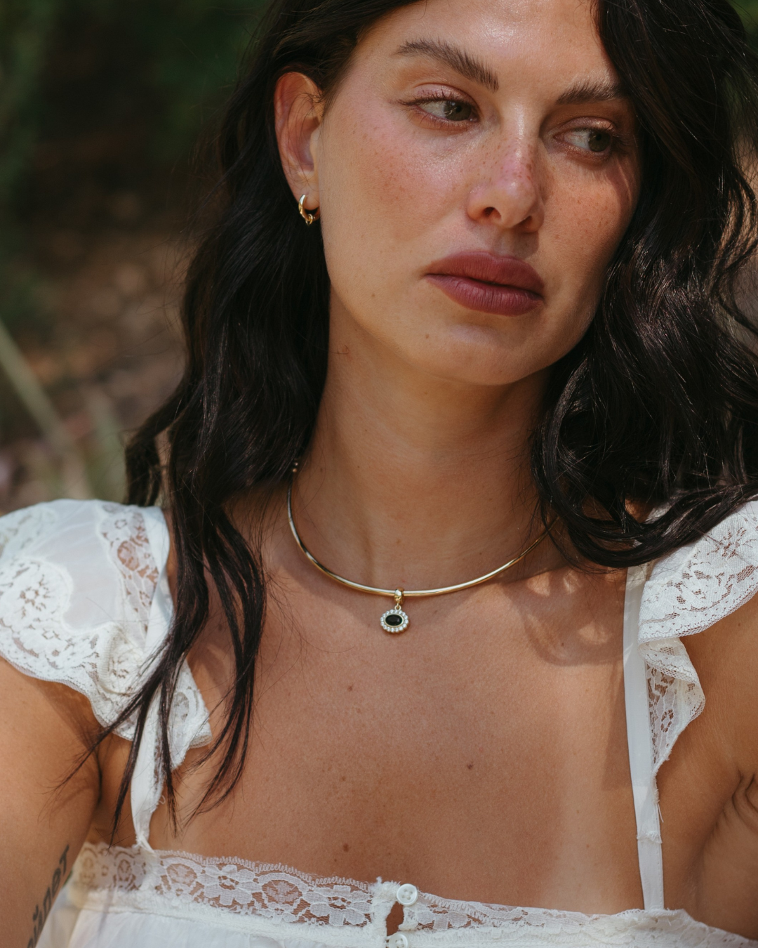 Onyx Halo Choker