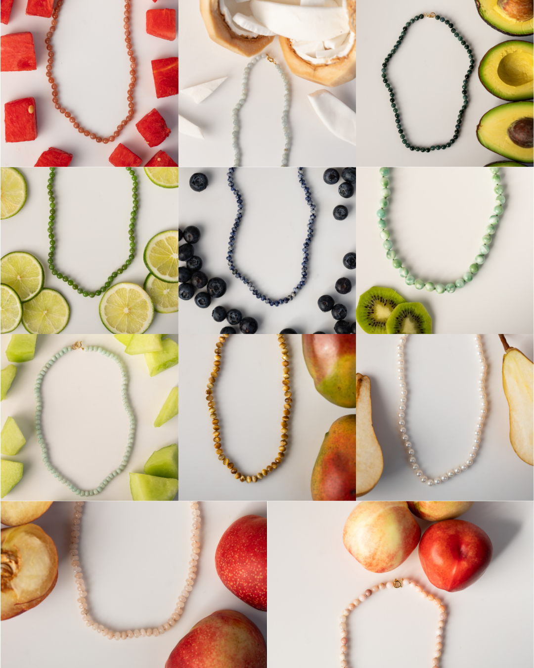 Dewdrop Necklace in Mango